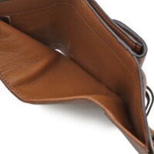 Chloe fold Tan Wallet Brown Alphabet Tri